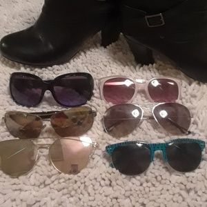 Bundle of 6 fashion sunglasses